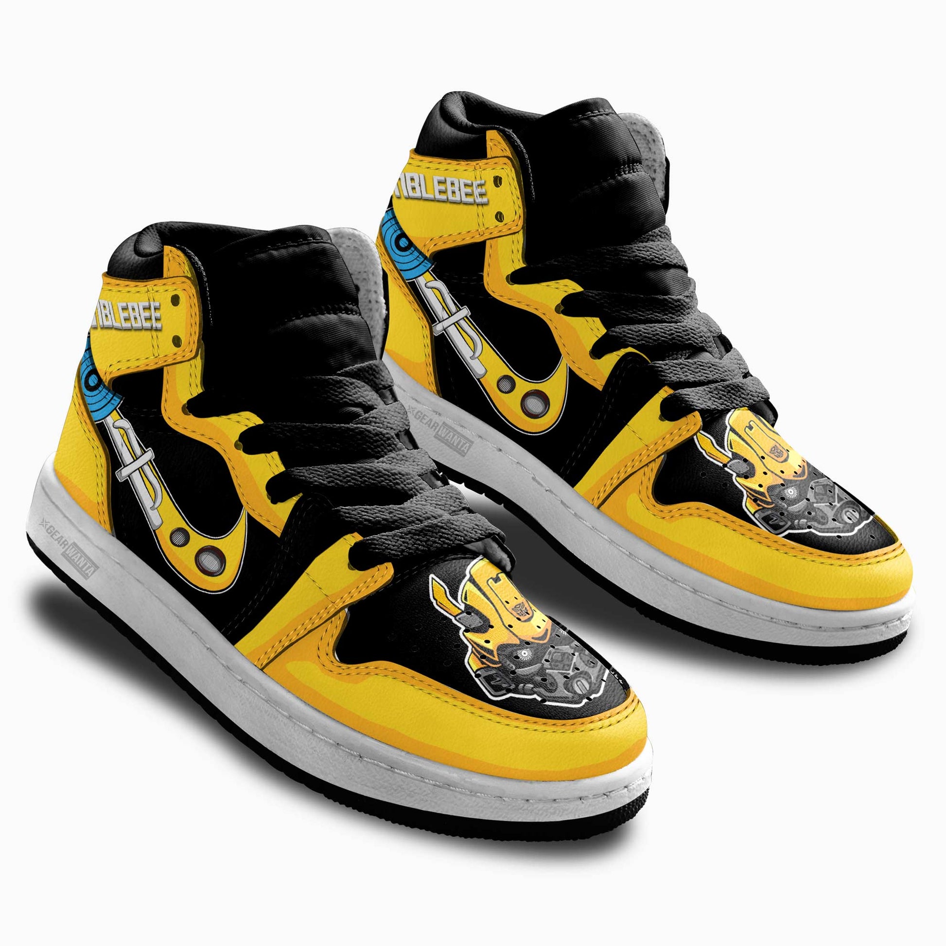 Bumblebee Transformer Kid Sneakers Custom-Gear Wanta