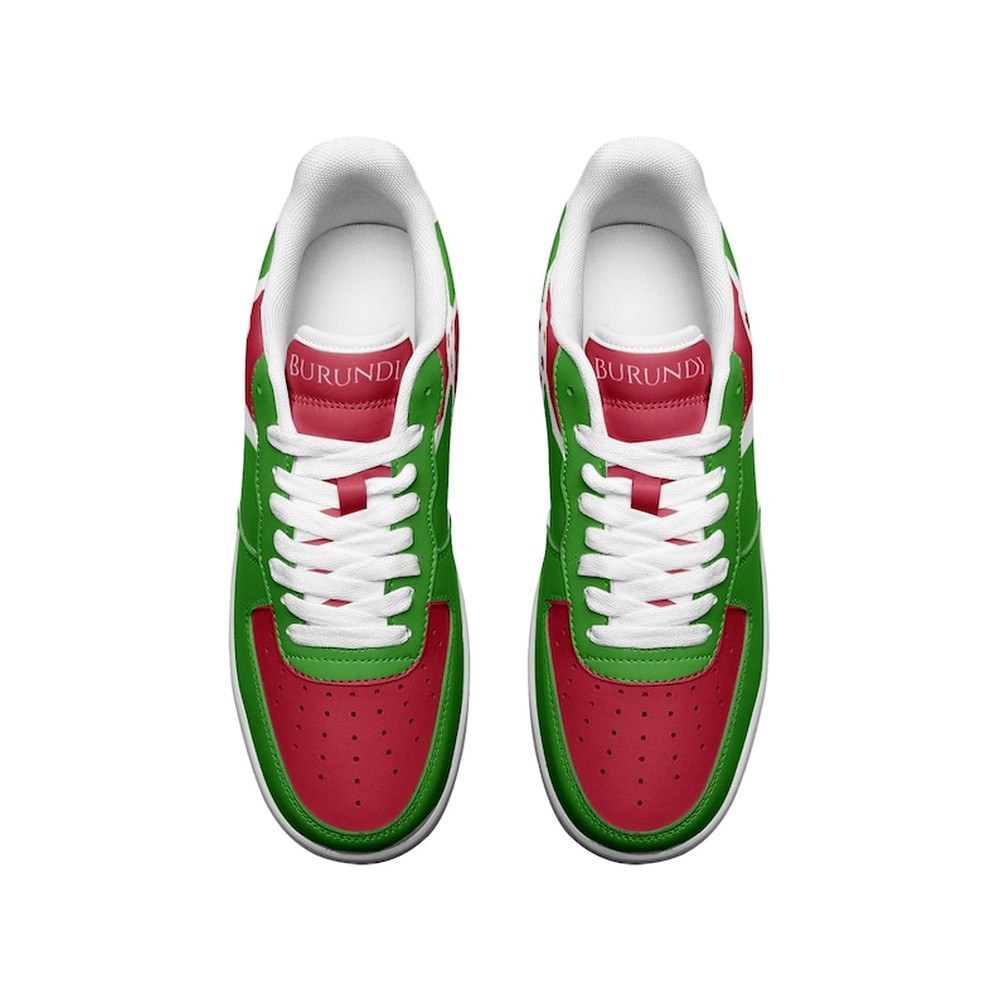 Burundi Flag Air Force Shoes Custom Country