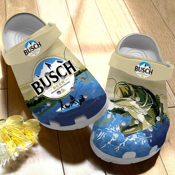 Busch Beer And Fishing Clogs