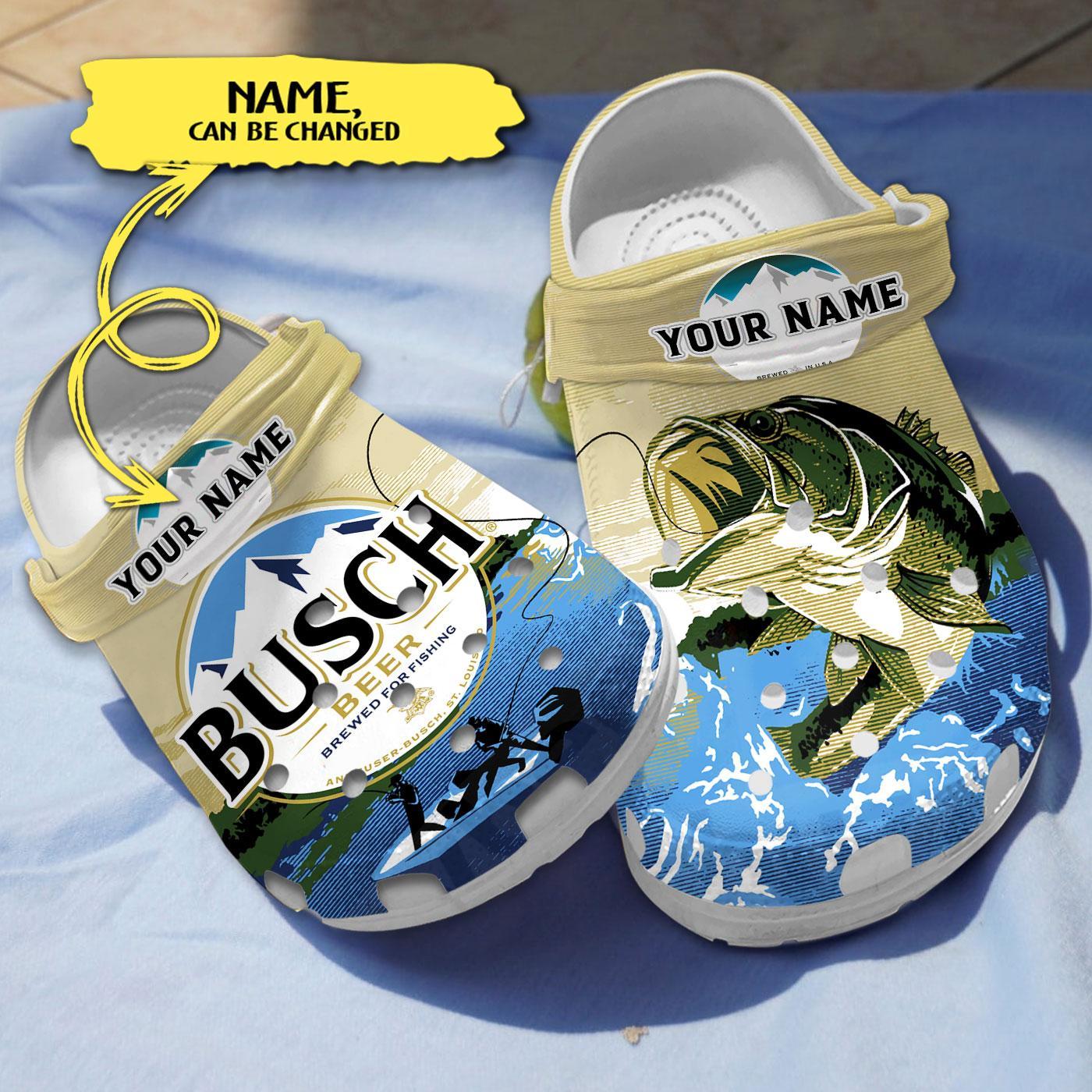 Busch Beer Slippers Clogs