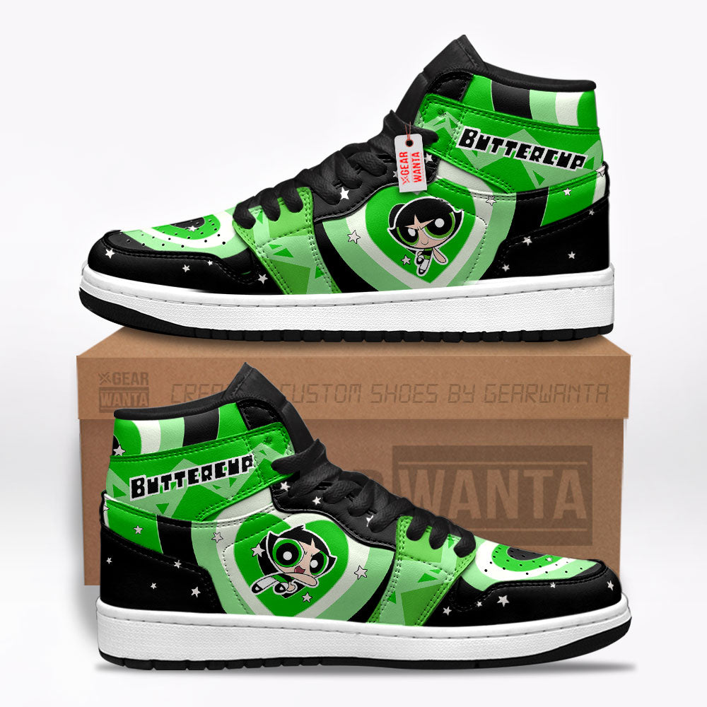 Buttercup The Powerpuff Girls J1 Shoes Custom Sneakers For Fans TT25-Gear Wanta