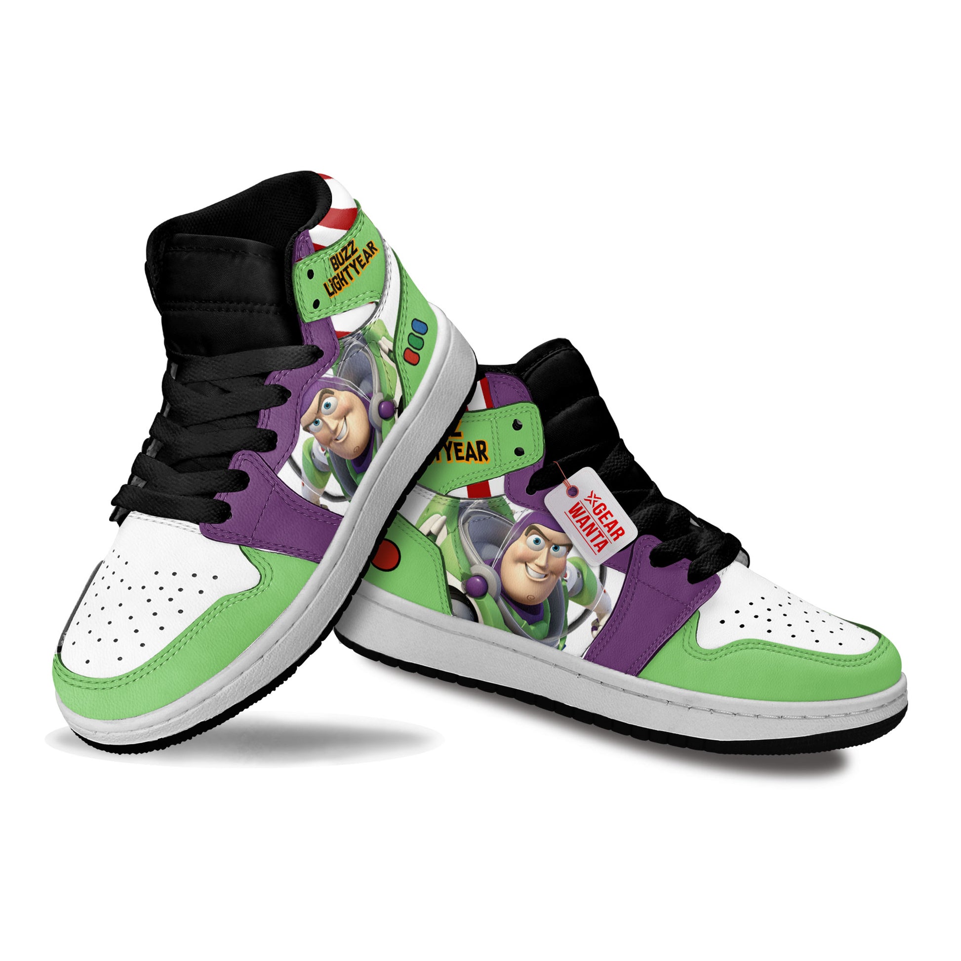 Buzz Lightyear Kid J1s Sneakers Personalized Cartoon Collection - Gearwanta.com