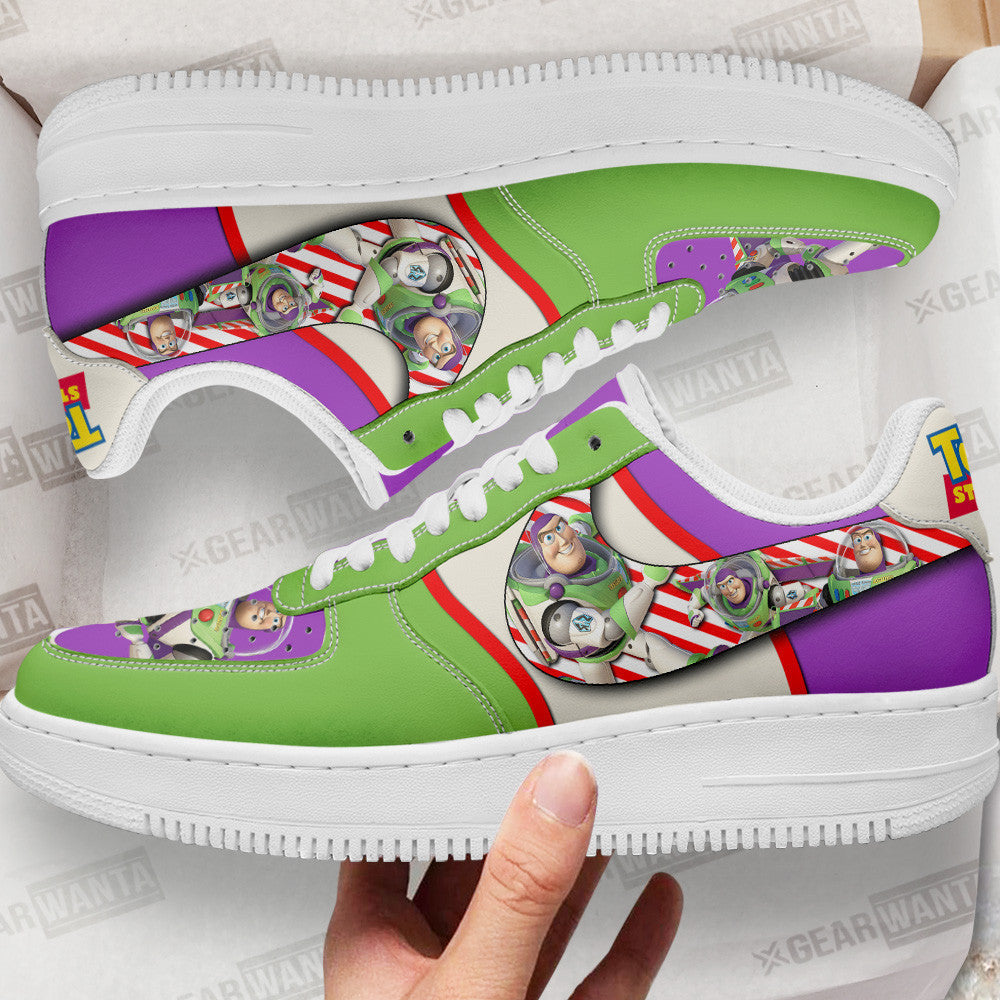Buzz Lightyear Toy Story Air Sneakers Custom Cartoon Shoes-Gear Wanta