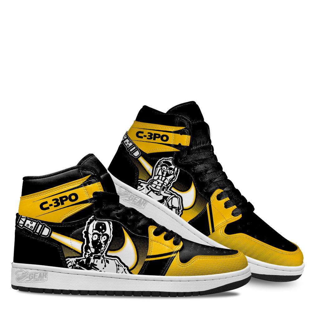 C-3PO Star Wars Shoes Custom Gifts Idea For Fans TT26-Gear Wanta