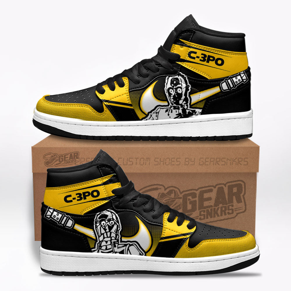 C-3PO Star Wars Shoes Custom Gifts Idea For Fans TT26-Gear Wanta