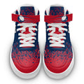 C Blue Jackets Air Mid Shoes Custom Hockey Sneakers Fans-Gear Wanta