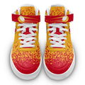 C Flames Air Mid Shoes Custom Hockey Sneakers Fans-Gear Wanta