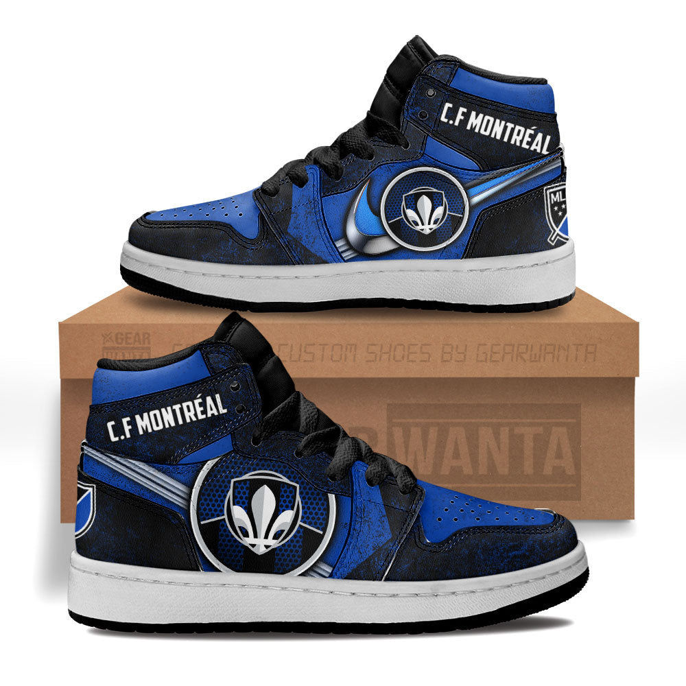 CF Montréal Kid J1 Sneakers Custom Shoes For Kids-Gear Wanta