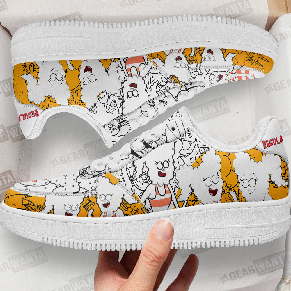 CJ Regular Show Air Sneakers Custom Cartoon Shoes-Gear Wanta