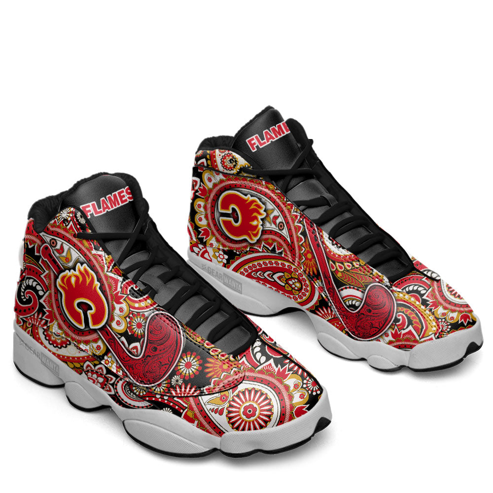 Calgary Flames J13 Sneakers Custom Shoes-Gear Wanta