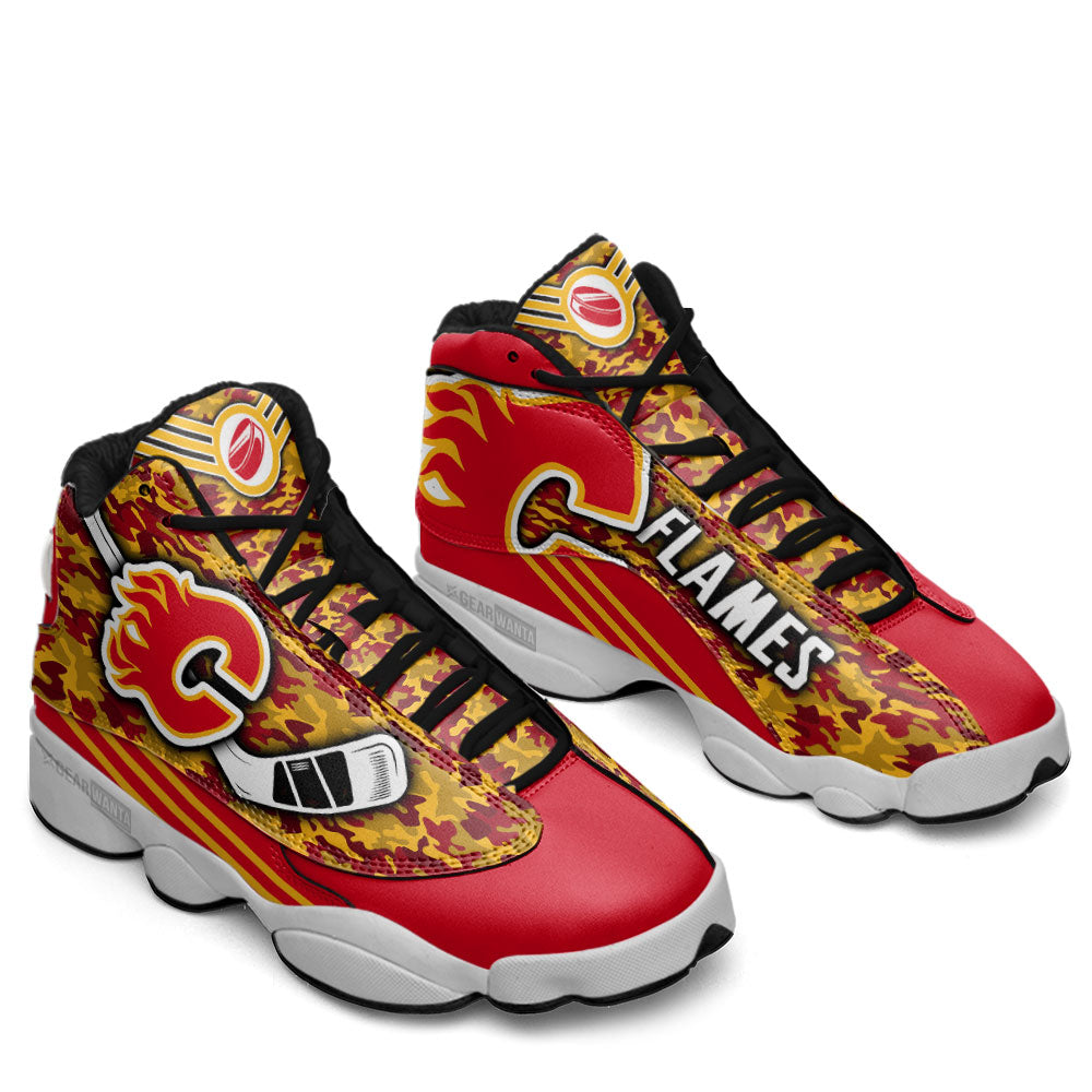 Calgary Flames J13 Sneakers Custom Shoes-Gear Wanta