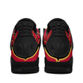 Calgary Flames Aj4 Sneakers Custom Shoes-Gear Wanta