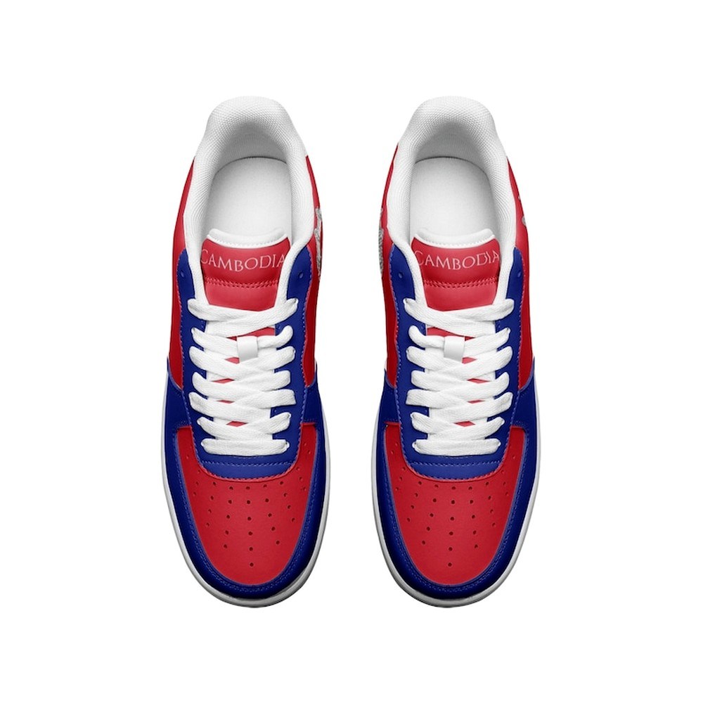 Cambodia Flag NAF Shoes 