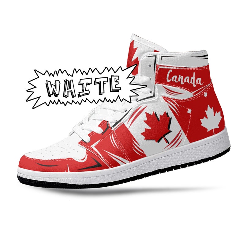 Canada Flag JD1 High Top Shoes 