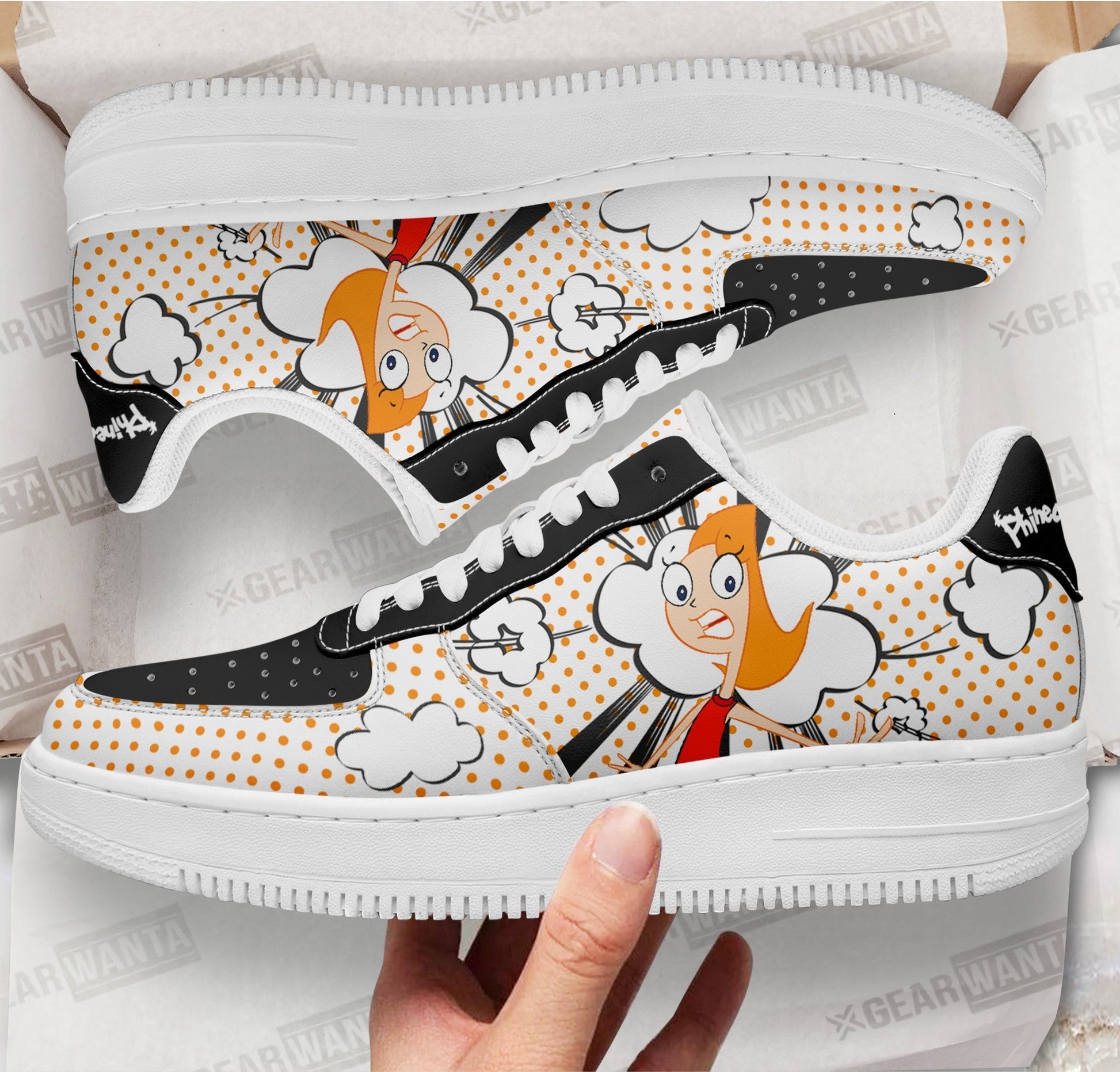 Candace Flynn Air Sneakers Custom Phineas and Ferb Shoes-Gear Wanta