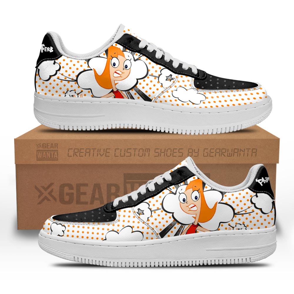 Candace Flynn Air Sneakers Custom Phineas and Ferb Shoes-Gear Wanta