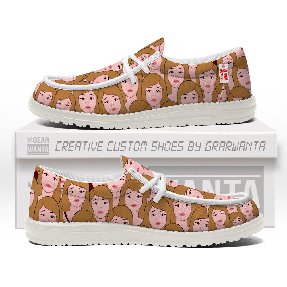 Candy Mint Scooby Doo Canvas Loafer Shoes Vanlentine's Gifts Idea-gearwanta.com