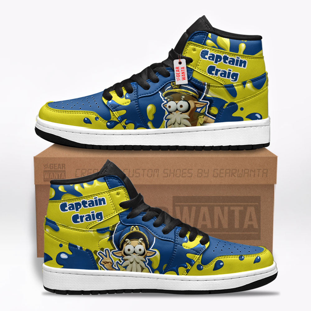 Captain Craig Splatoon J1 Shoes Custom For Fans TT20-Gear Wanta