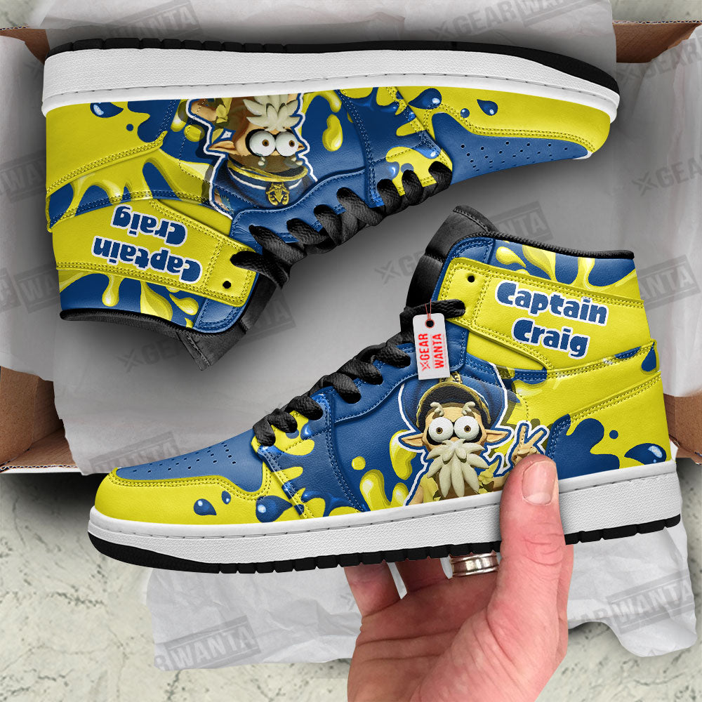 Captain Craig Splatoon J1 Shoes Custom For Fans TT20-Gear Wanta