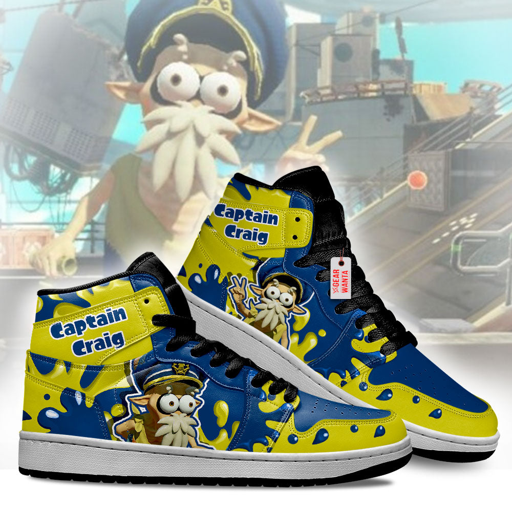 Captain Craig Splatoon J1 Shoes Custom For Fans TT20-Gear Wanta