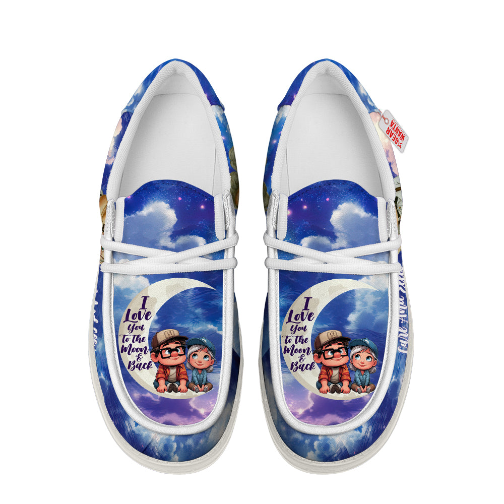 Carl And Ellie Canvas Loafer Shoes Vanlentine's Gifts Idea-gearwanta.com