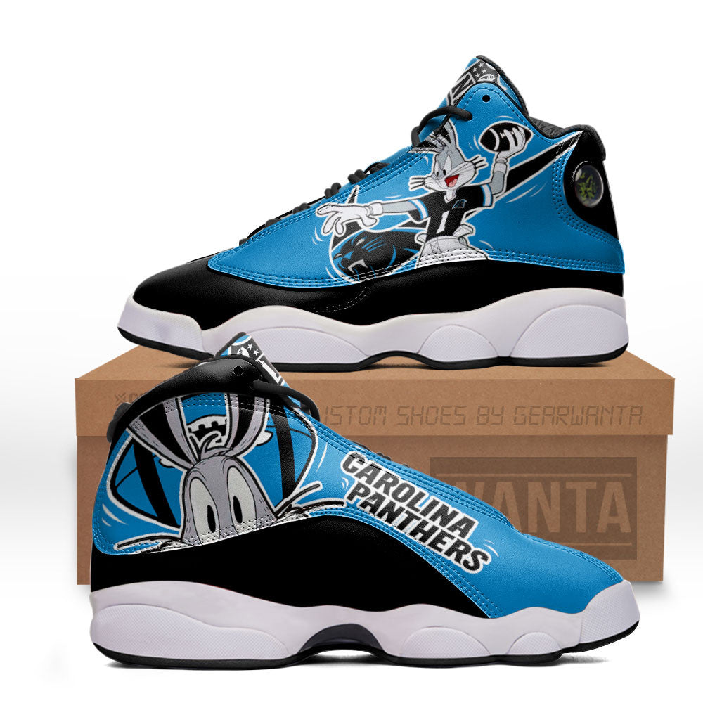 Carolina Panthers J13 Sneakers Custom Shoes-Gear Wanta