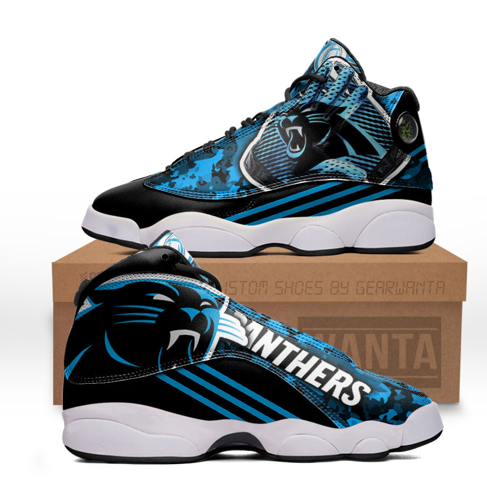 Carolina Panthers J13 Sneakers Custom Shoes-Gear Wanta