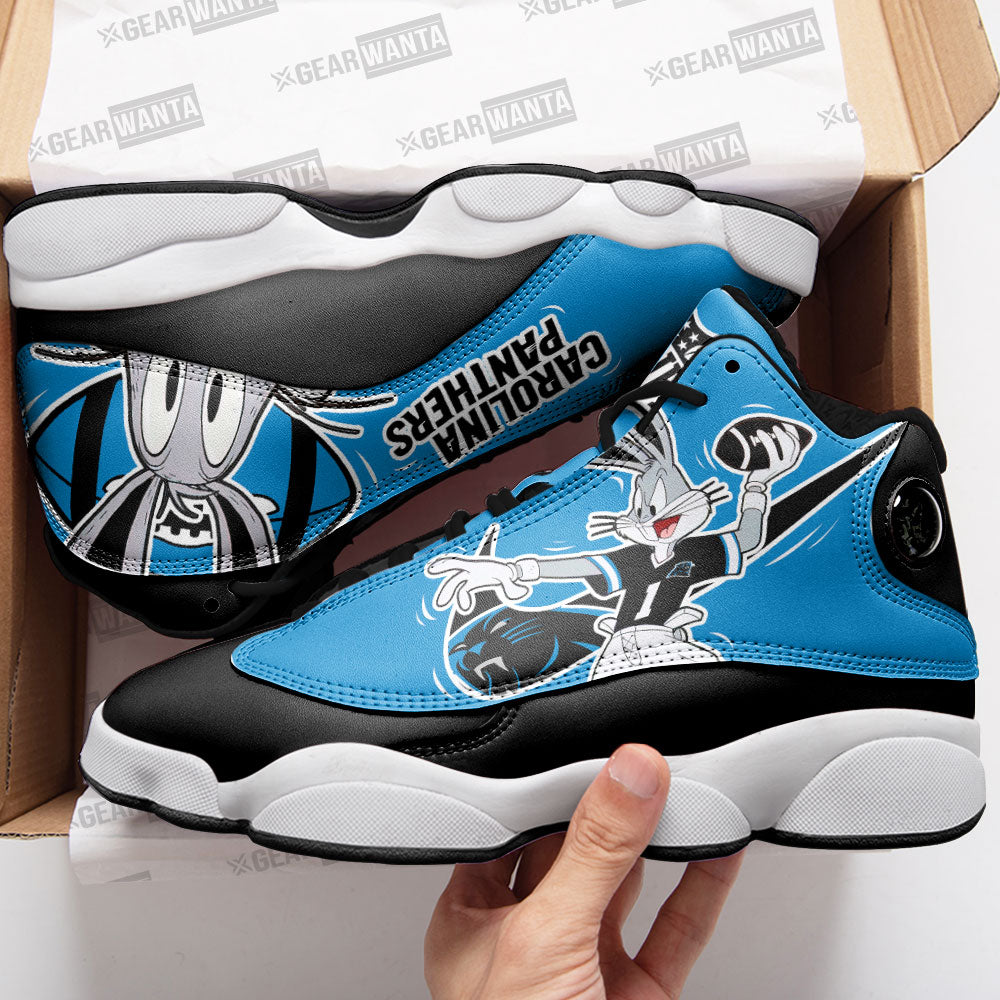 Carolina Panthers J13 Sneakers Custom Shoes-Gear Wanta