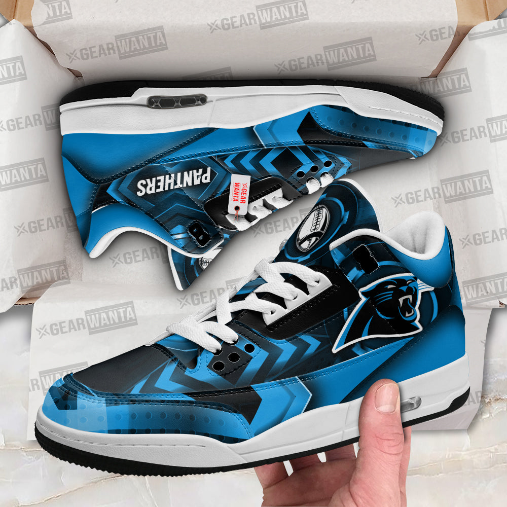 Carolina Panthers J3 Sneakers Custom Shoes-Gear Wanta