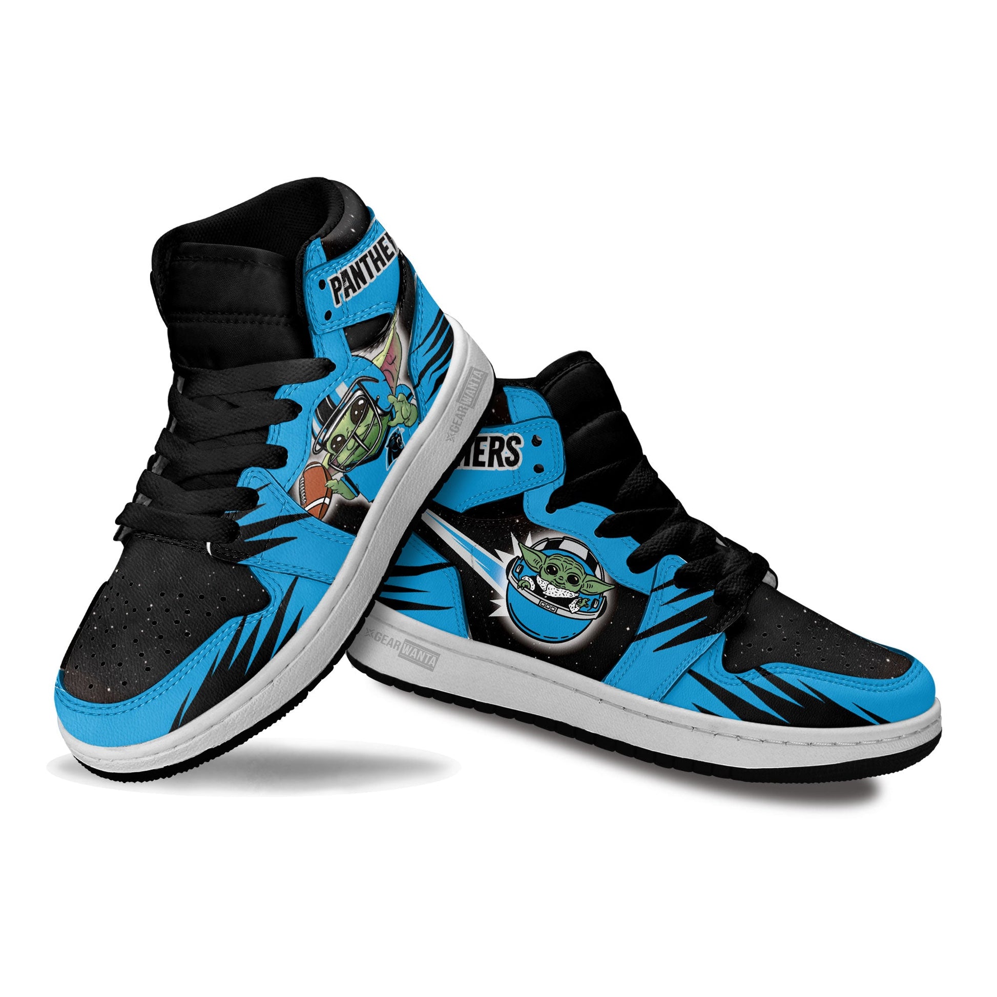 Carolina Panthers Kid Sneakers Custom For Kids-Gear Wanta