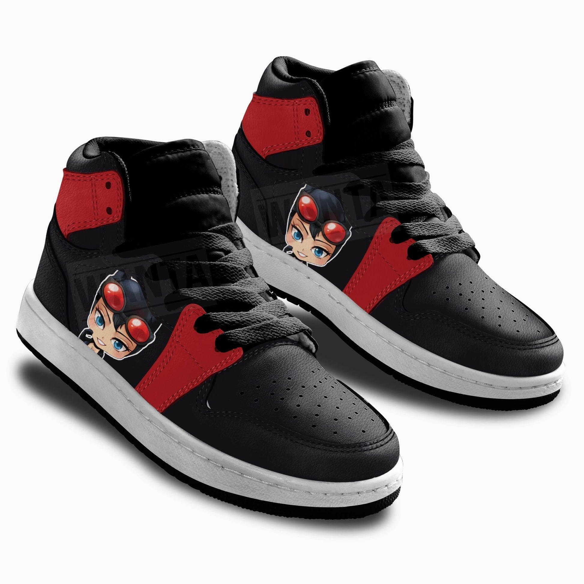 Catwoman Superhero Kid Sneakers Custom-Gear Wanta