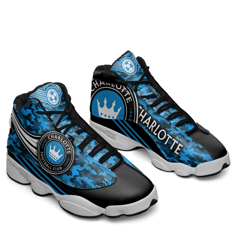 Charlotte FC J13 Sneakers Custom Shoes-Gear Wanta