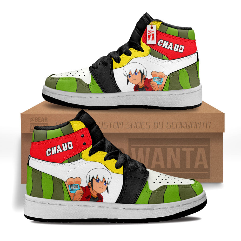 Chaud Mega Man Kid Sneakers Custom For Kids-Gear Wanta