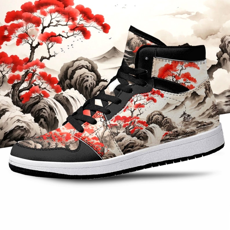 Cherry Blossom JD1 High Top Shoes 