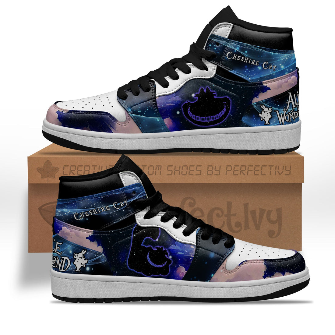 Cheshire Cat Silhouette J1 Shoes Custom For Fans Sneakers PT10-Gear Wanta