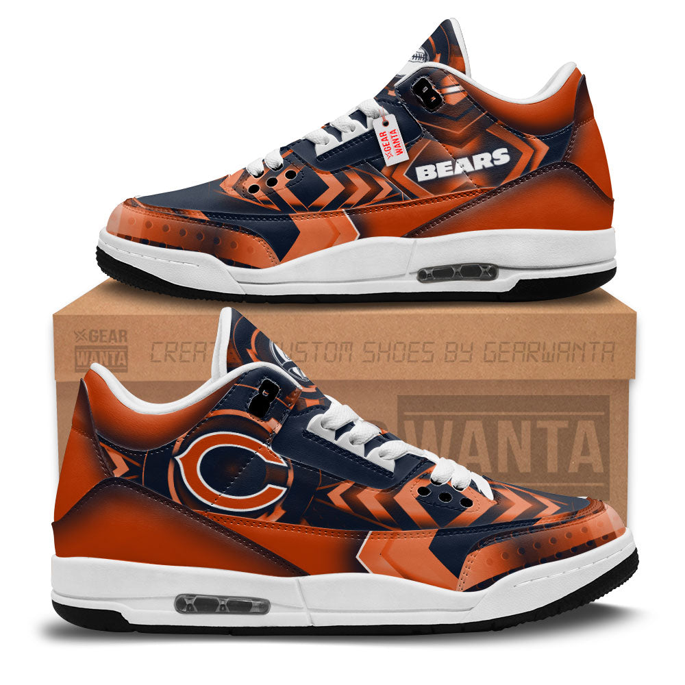 Chicago Bears J3 Sneakers Custom Shoes-Gear Wanta