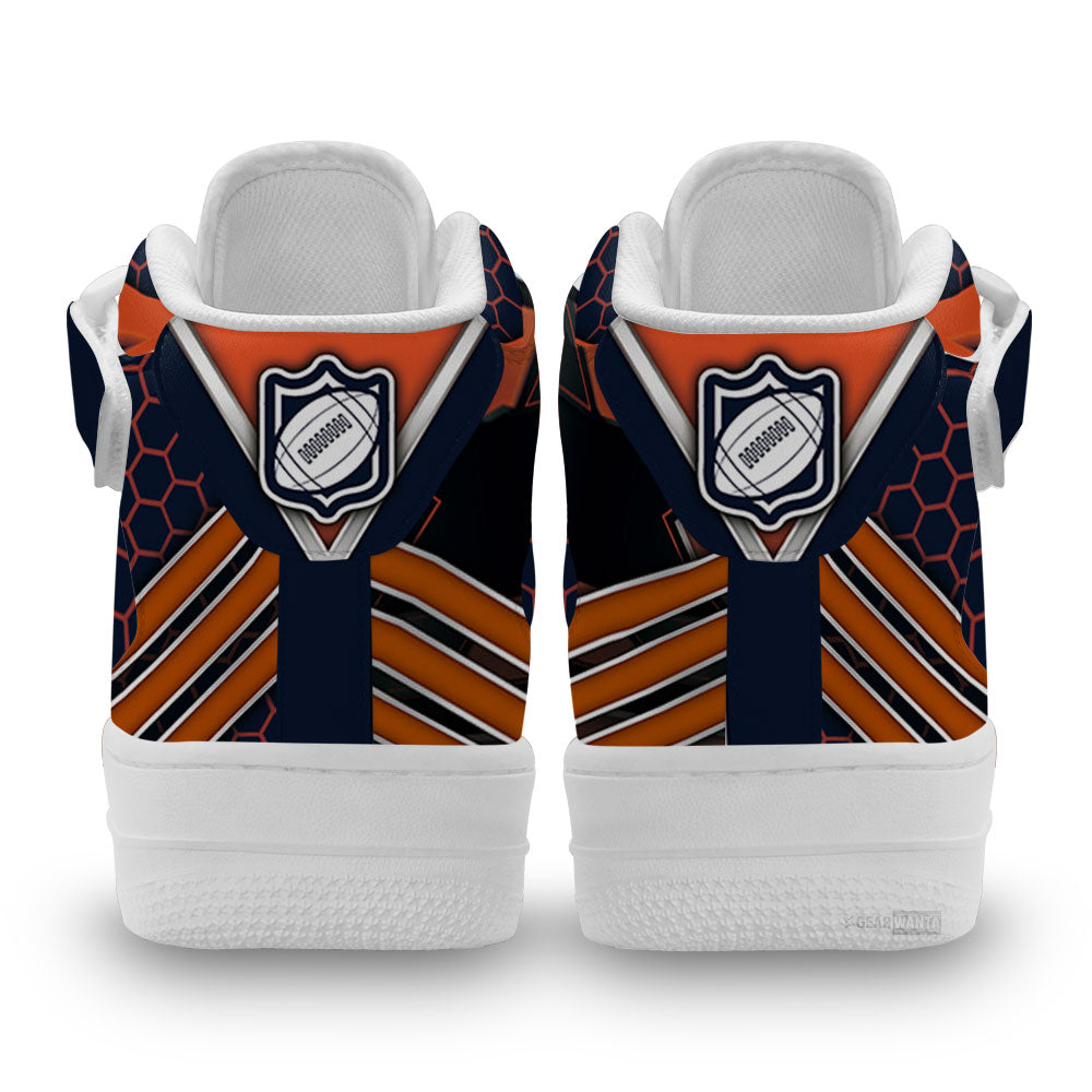 Chicago Bears Sneakers Custom Air Mid Shoes For Fans-Gear Wanta