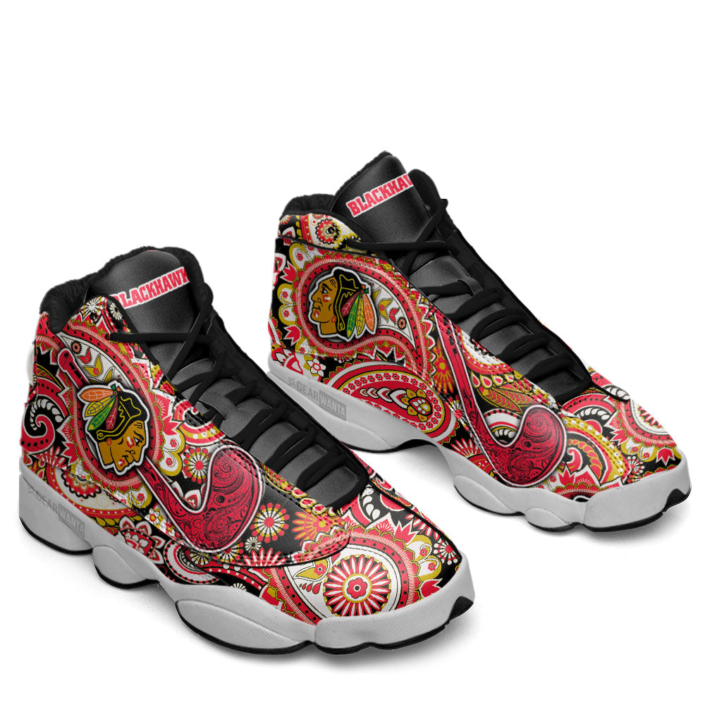 Chicago Blackhawks J13 Sneakers Custom Shoes-Gear Wanta