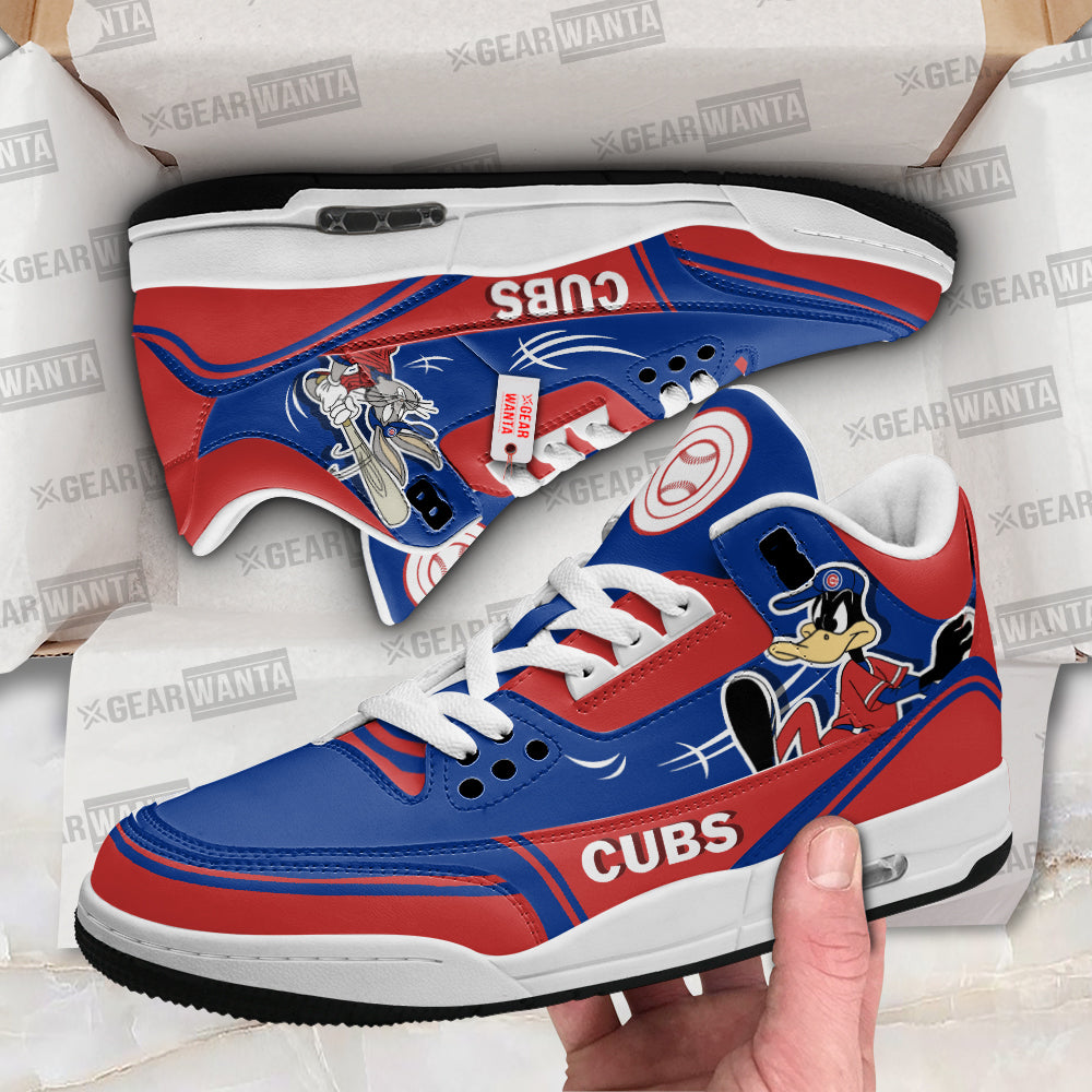 Chicago Cubs J3 Sneakers Custom Shoes-Gear Wanta