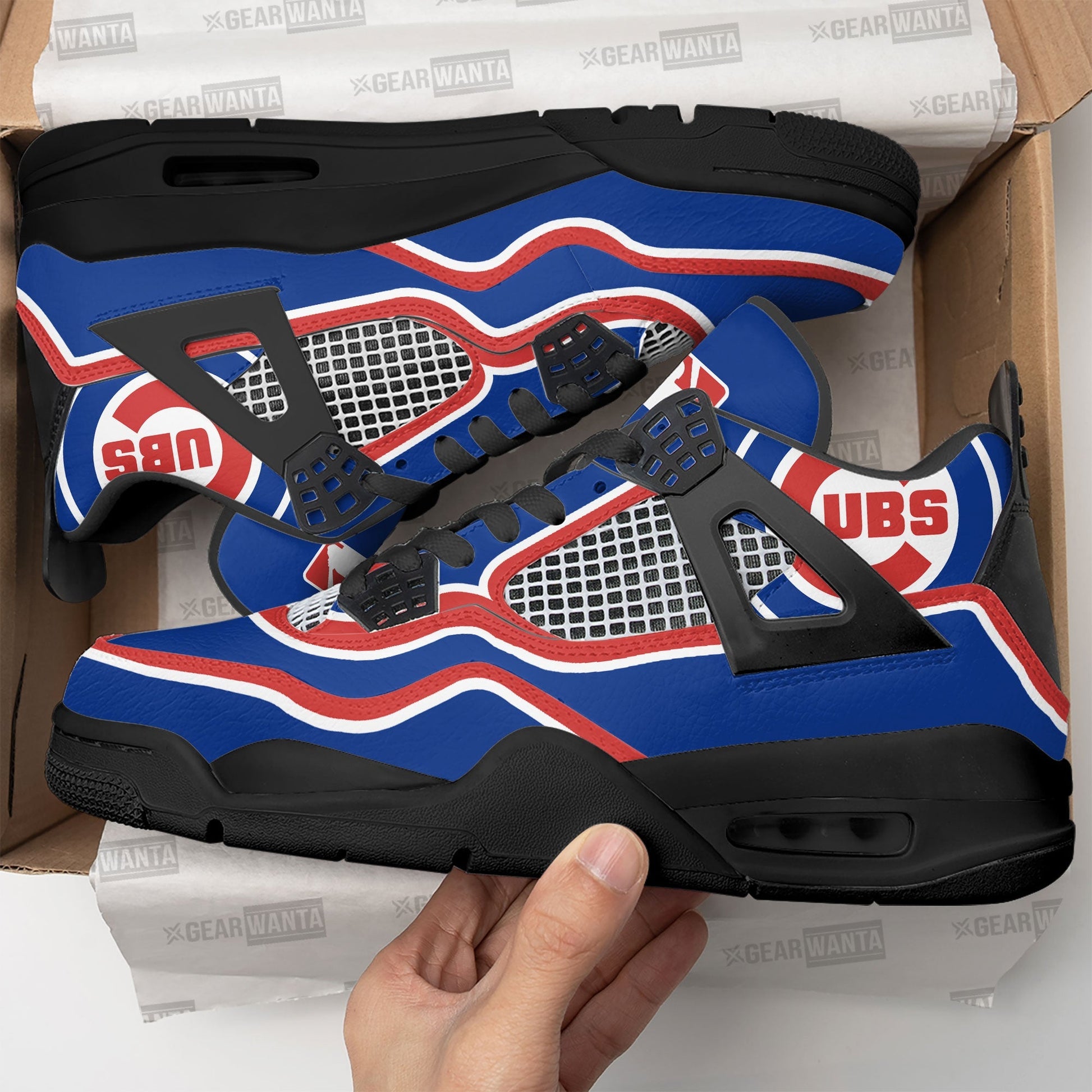 Chicago Cubs Aj4 Sneakers Custom Shoes-Gear Wanta