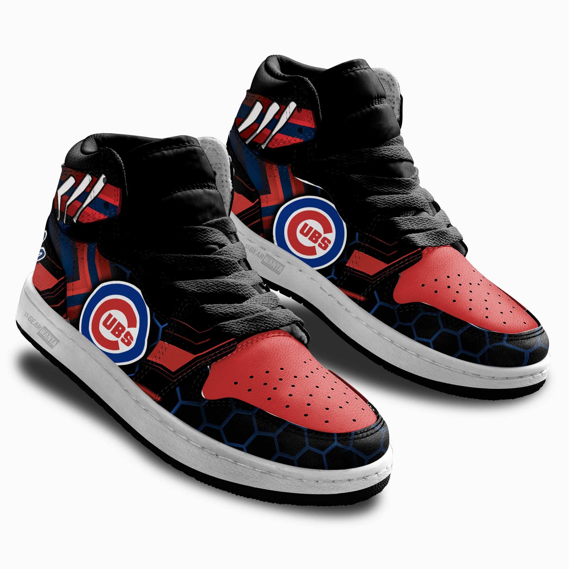 Chicago Cubs Kid Sneakers Custom-Gear Wanta