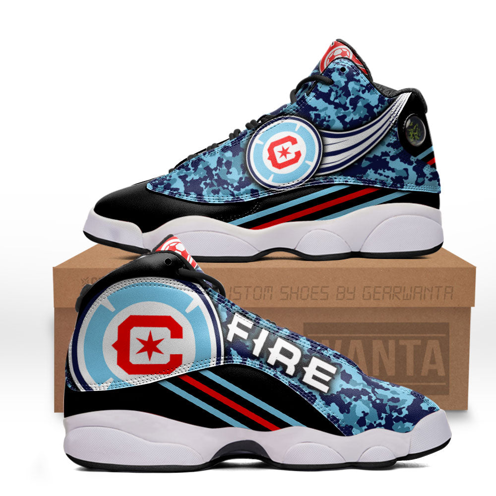 Chicago Fire FC J13 Sneakers Custom Shoes-Gear Wanta