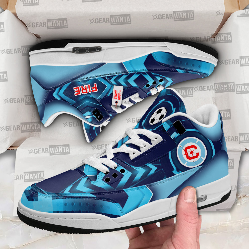 Chicago Fire FC J3 Sneakers Custom Shoes-Gear Wanta