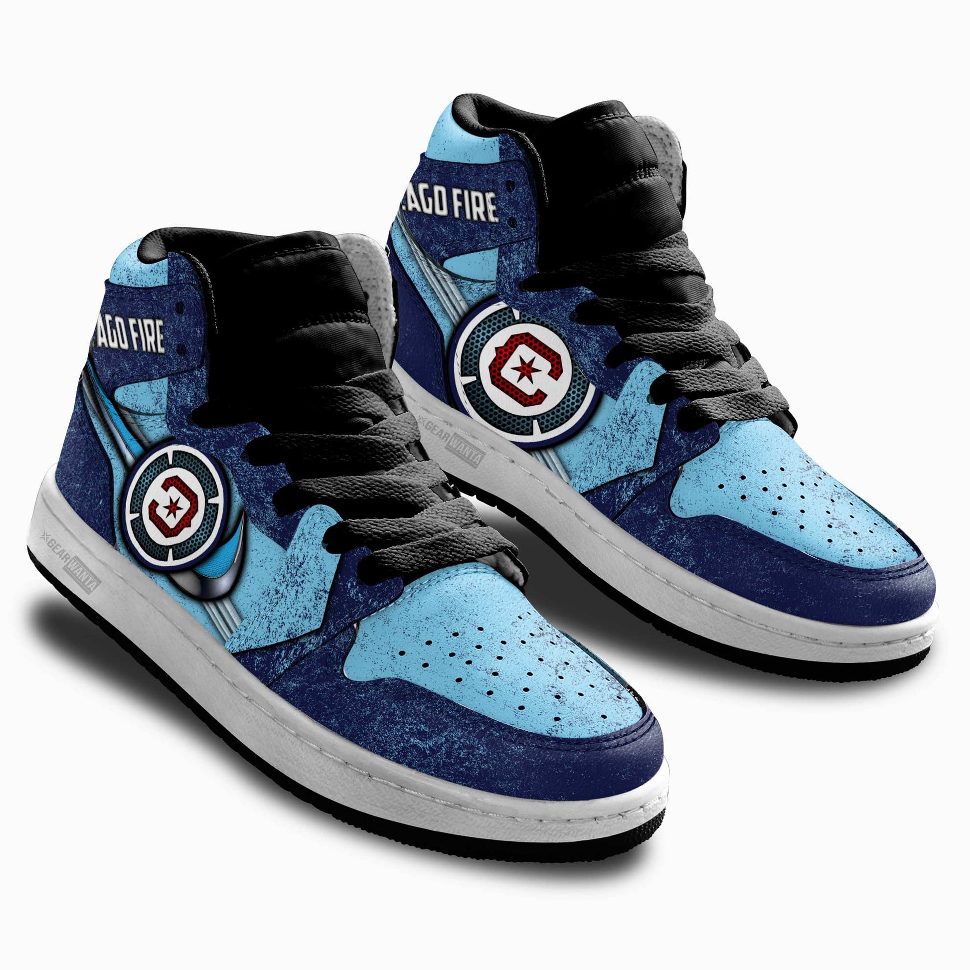 Chicago Fire Kid J1 Sneakers Custom Shoes For Kids-Gear Wanta