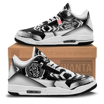 Chicago White Sox J3 Sneakers Custom Shoes-Gear Wanta