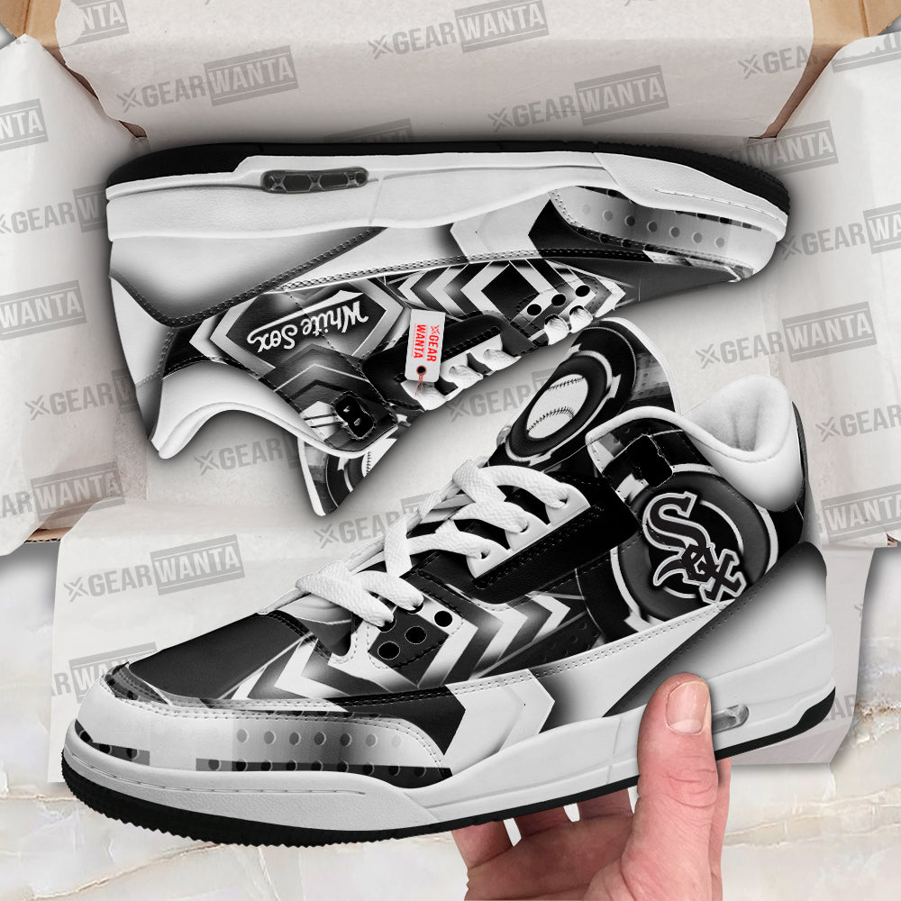 Chicago White Sox J3 Sneakers Custom Shoes-Gear Wanta