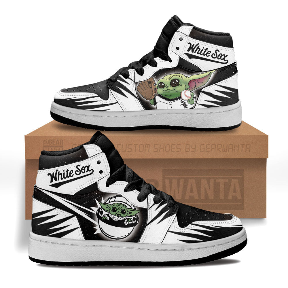 Chicago White Sox Kid Sneakers Custom For Kids-Gear Wanta