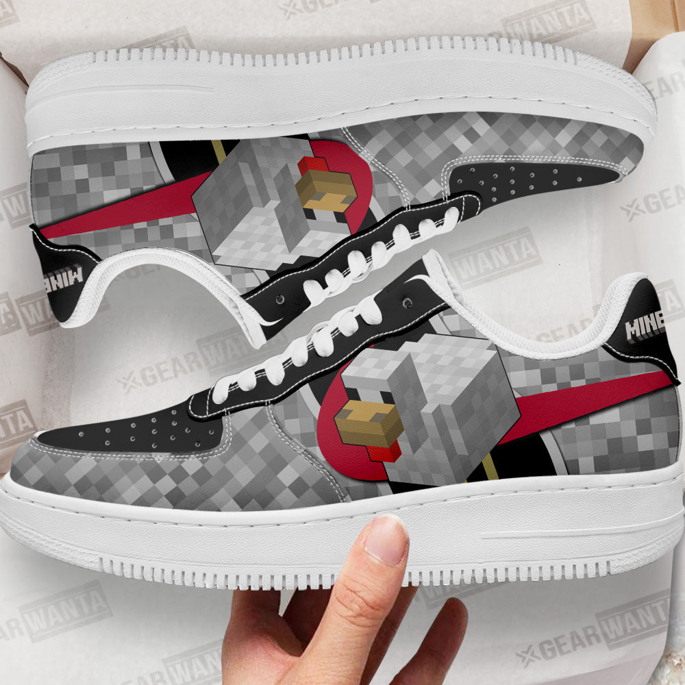 Chicken Minecraft Custom Air Sneakers LT11-Gear Wanta