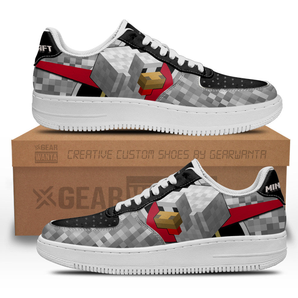 Chicken Minecraft Custom Air Sneakers LT11-Gear Wanta