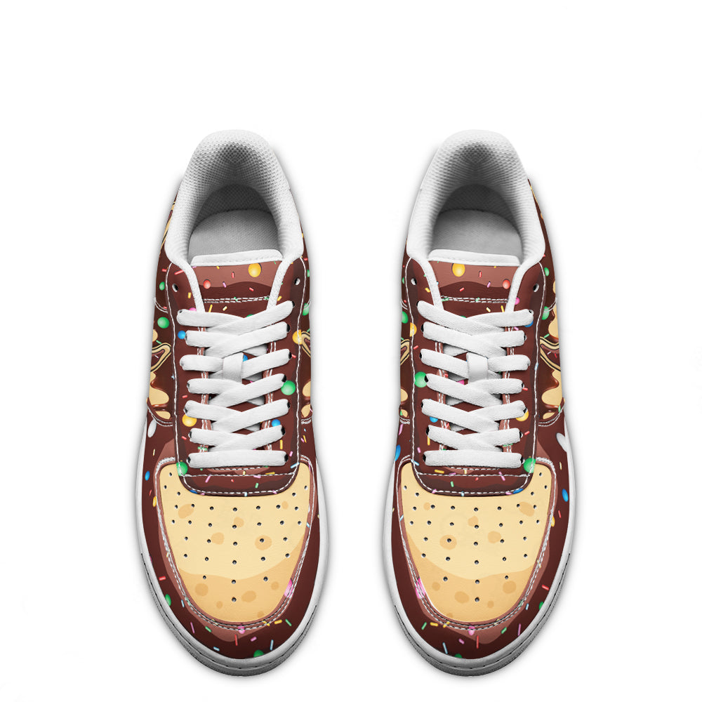 Chocolate Frosted Donut Custom Sneakers TT15-Gear Wanta